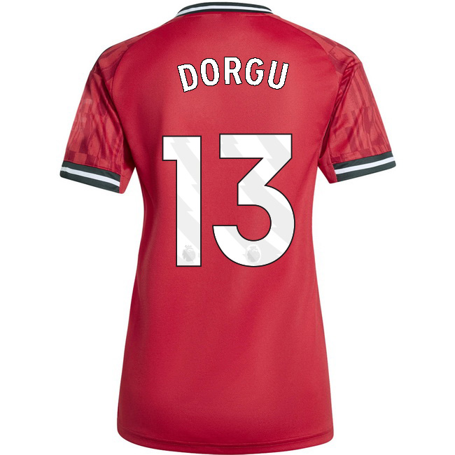 2025/26 Patrick Dorgu #13 Home Women's Soccer Jersey