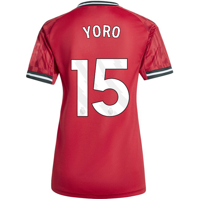 2025/26 Leny Yoro #15 Home Women's Soccer Jersey