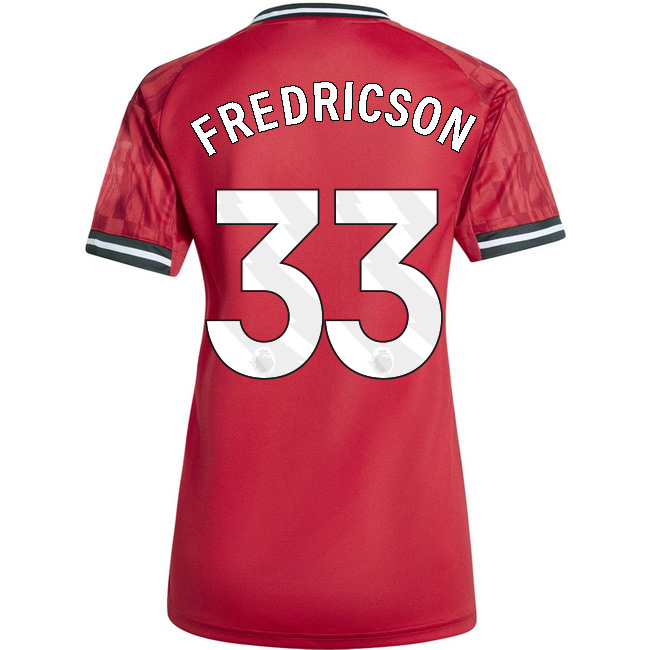 2025/26 Tyler Fredricson #33 Home Women's Soccer Jersey