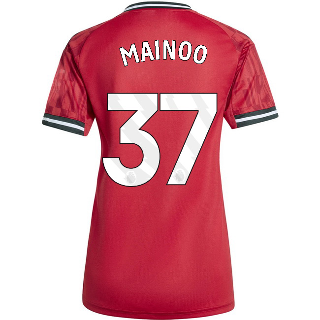 2025/26 Kobbie Mainoo #37 Home Women's Soccer Jersey