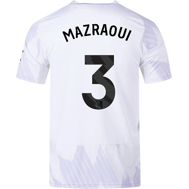 2025/26 Noussair Mazraoui #3 Away Men's Soccer Jersey