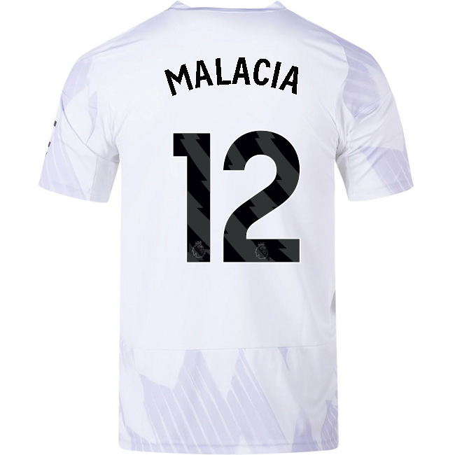 2025/26 Tyrell Malacia #12 Away Men's Soccer Jersey