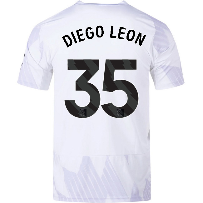 2025/26 Diego Leon #35 Away Men's Soccer Jersey