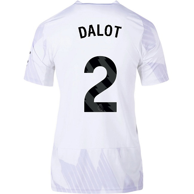 2025/26 Diogo Dalot #2 Away Women's Soccer Jersey