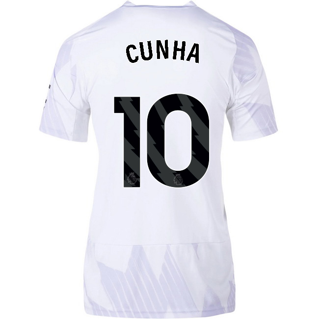 2025/26 Matheus Cunha #10 Away Women's Soccer Jersey