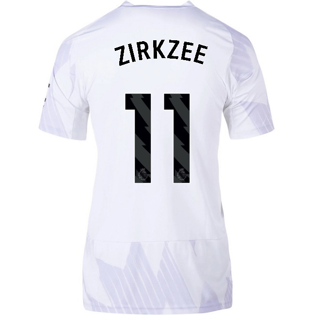 2025/26 Joshua Zirkzee #11 Away Women's Soccer Jersey
