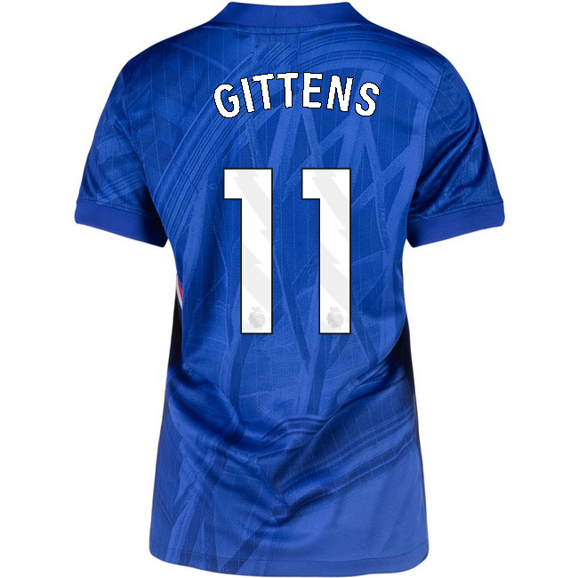 2025/26 Jamie Gittens #11 Home Women's Soccer Jersey