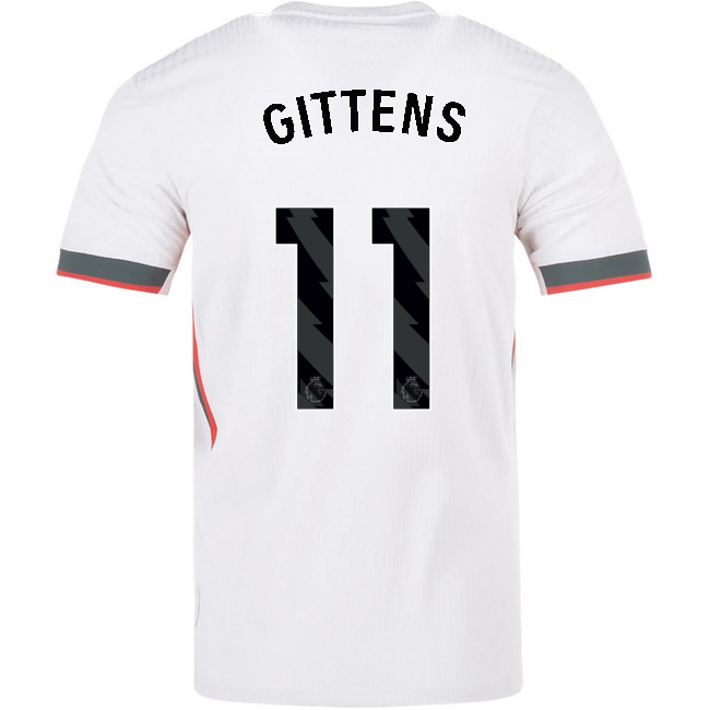2025/26 Jamie Gittens #11 Away Men's Soccer Jersey