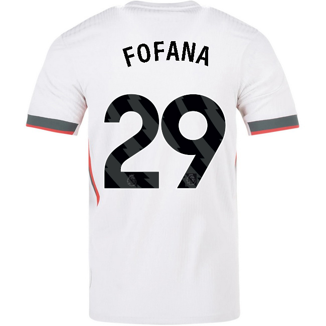 2025/26 Wesley Fofana #29 Away Men's Soccer Jersey