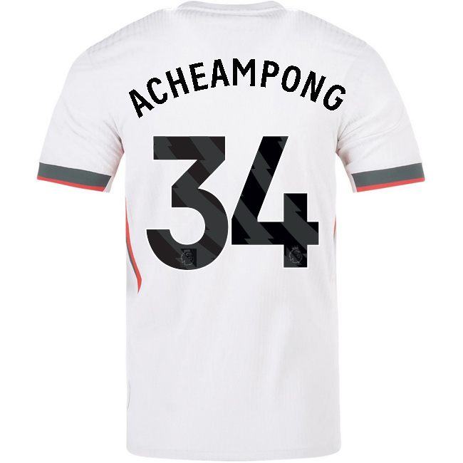 2025/26 Josh Acheampong #34 Away Men's Soccer Jersey