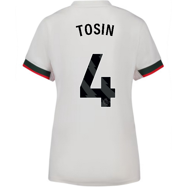 2025/26 Tosin Adarabioyo #4 Away Women's Soccer Jersey