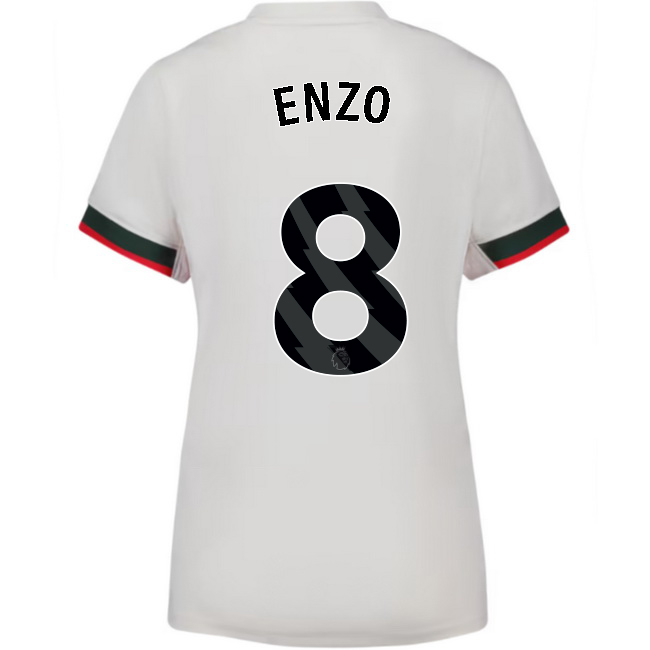 2025/26 Enzo Fernandez #8 Away Women's Soccer Jersey