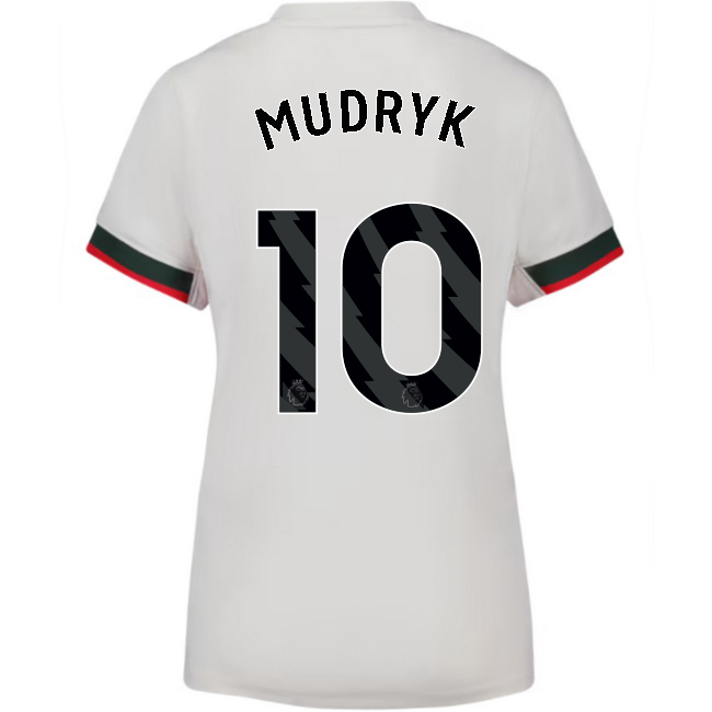 2025/26 Mykhaylo Mudryk #10 Away Women's Soccer Jersey