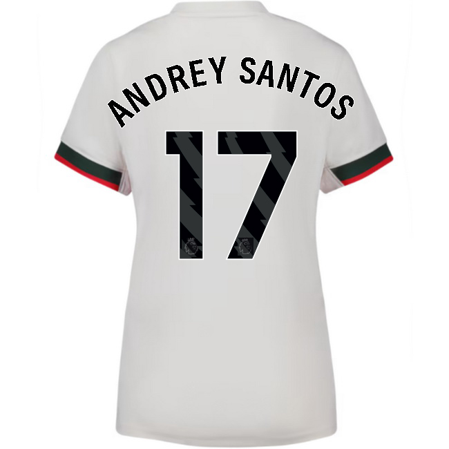 2025/26 Andrey Santos #17 Away Women's Soccer Jersey