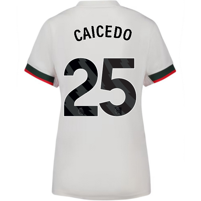 2025/26 Moises Caicedo #25 Away Women's Soccer Jersey