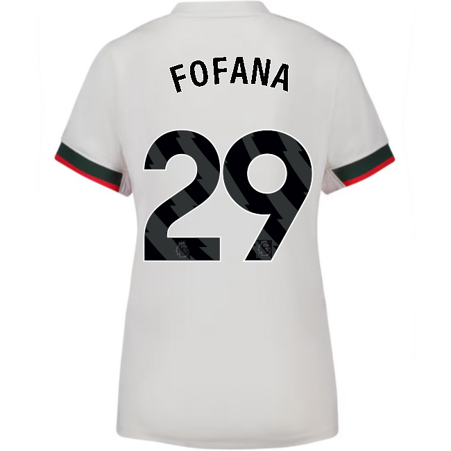 2025/26 Wesley Fofana #29 Away Women's Soccer Jersey