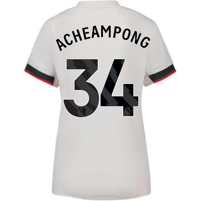 2025/26 Josh Acheampong #34 Away Women's Soccer Jersey