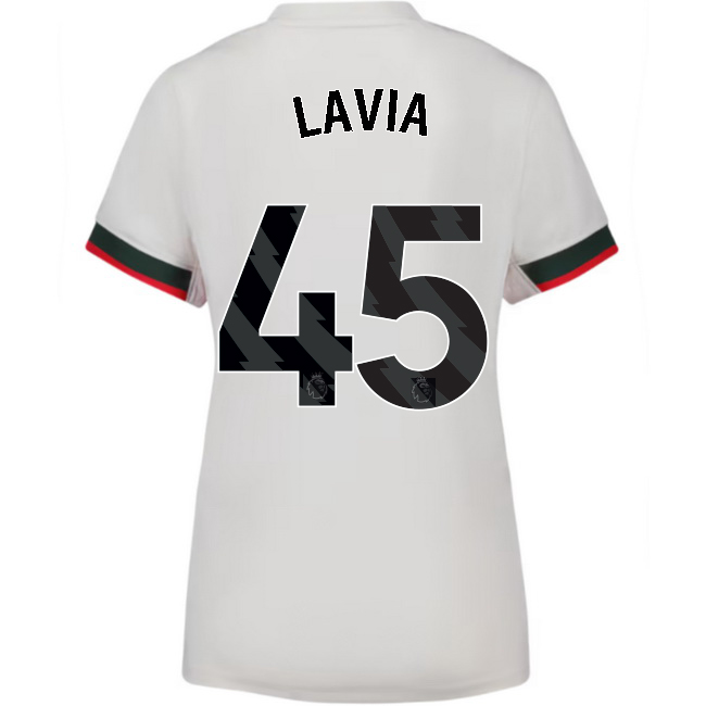 2025/26 Romeo Lavia #45 Away Women's Soccer Jersey