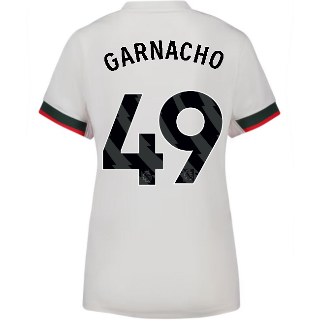 2025/26 Alejandro Garnacho #49 Away Women's Soccer Jersey