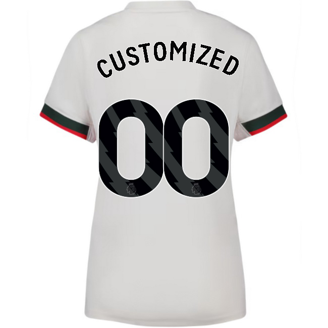 2025/26 CUSTOMIZED T #00 Away Women's Soccer Jersey