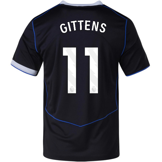 2025/26 Jamie Gittens #11 Third Men's Soccer Jersey