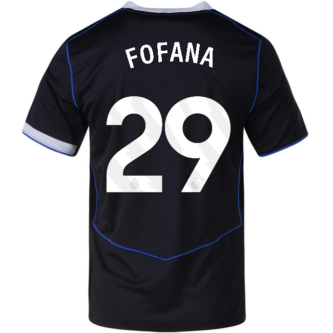 2025/26 Wesley Fofana #29 Third Men's Soccer Jersey