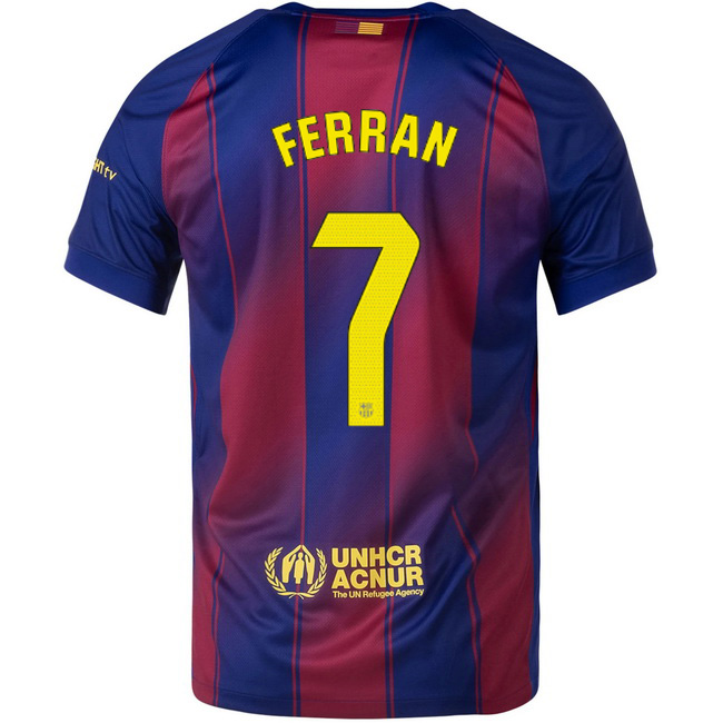 2025/26 Ferran Torres #7 Home Men's Soccer Jersey