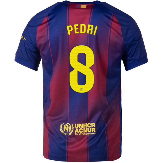 2025/26 Pedri #8 Home Men's Soccer Jersey