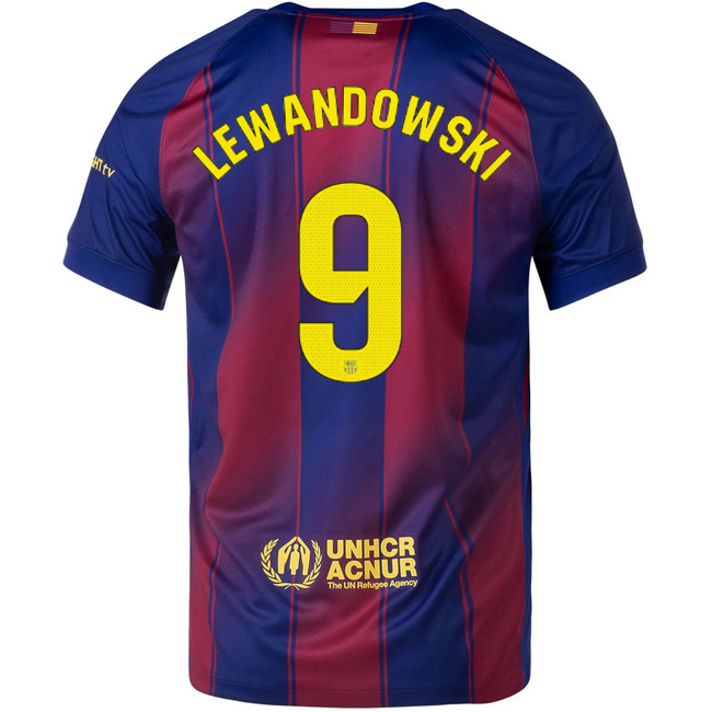 2025/26 Robert Lewandowski #9 Home Men's Soccer Jersey