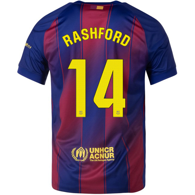 2025/26 Marcus Rashford #14 Home Men's Soccer Jersey