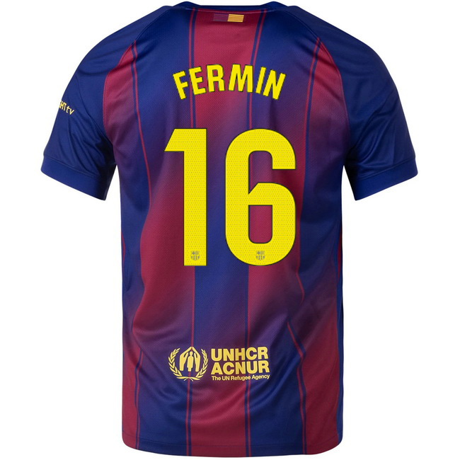 2025/26 Fermin Lopez #16 Home Men's Soccer Jersey