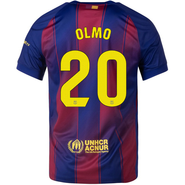 2025/26 Dani Olmo #20 Home Men's Soccer Jersey