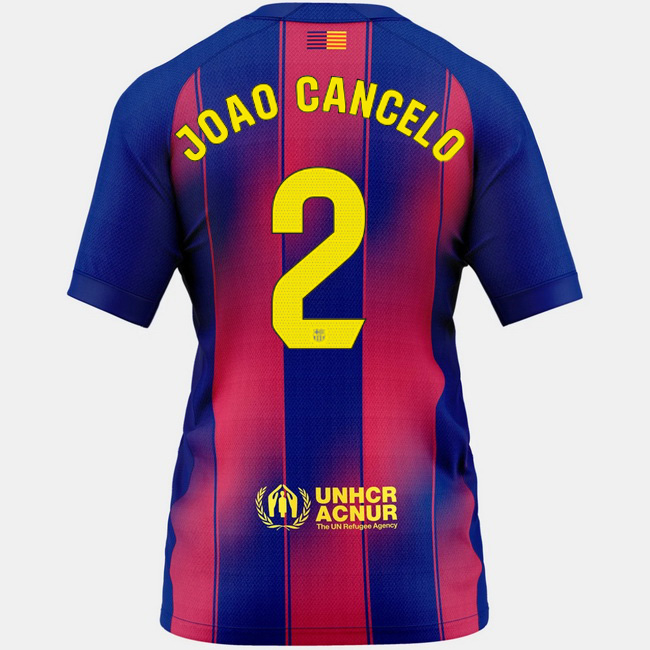 2025/26 Joao Cancelo #2 Home Women's Soccer Jersey