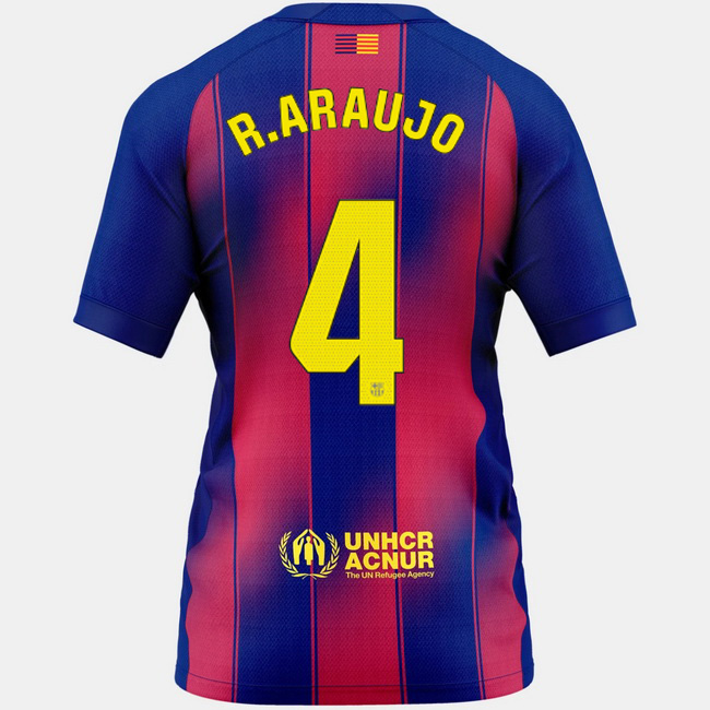 2025/26 Ronald Araujo #4 Home Women's Soccer Jersey
