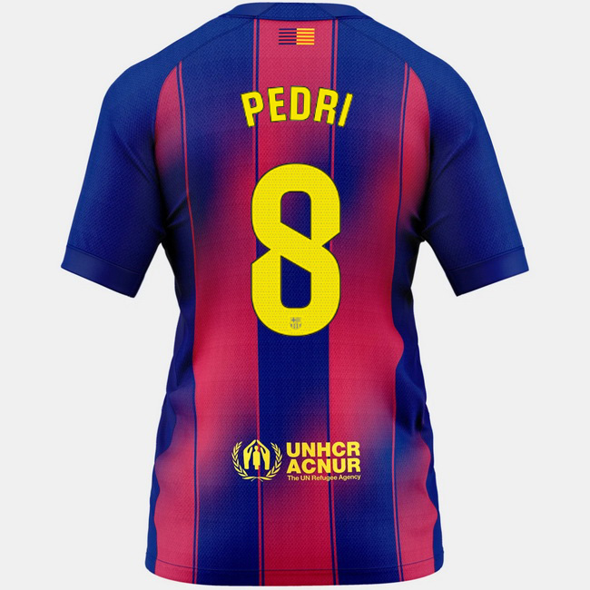 2025/26 Pedri #8 Home Women's Soccer Jersey
