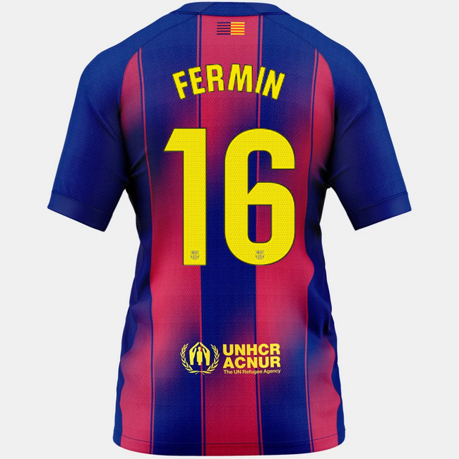 2025/26 Fermin Lopez #16 Home Women's Soccer Jersey