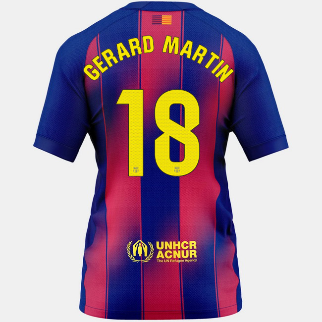 2025/26 Gerard Martin #18 Home Women's Soccer Jersey