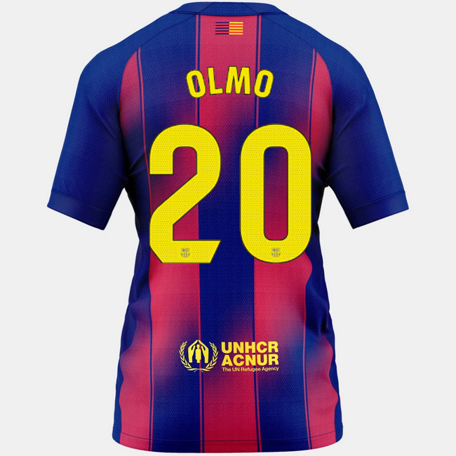 2025/26 Dani Olmo #20 Home Women's Soccer Jersey