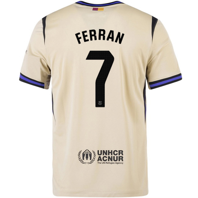 2025/26 Ferran Torres #7 Away Men's Soccer Jersey
