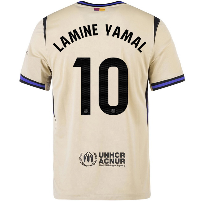 2025/26 Lamine Yamal #10 Away Men's Soccer Jersey
