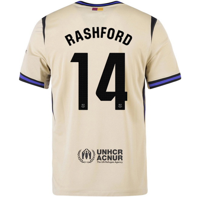 2025/26 Marcus Rashford #14 Away Men's Soccer Jersey
