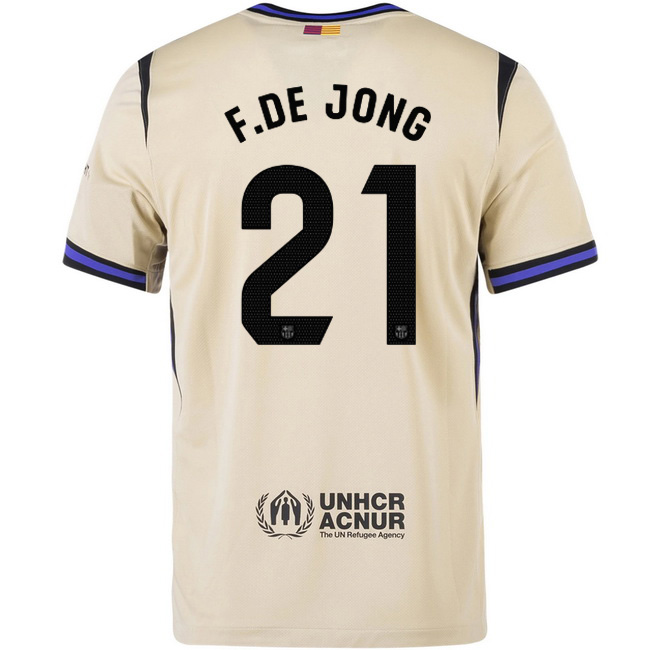 2025/26 Frenkie de Jong #21 Away Men's Soccer Jersey