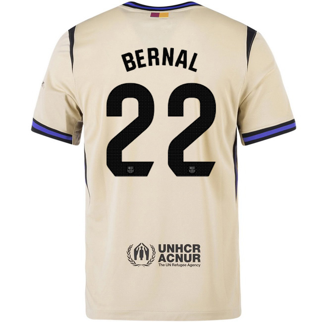 2025/26 Marc Bernal #22 Away Men's Soccer Jersey
