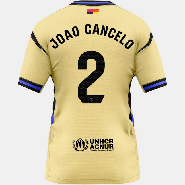 2025/26 Joao Cancelo #2 Away Women's Soccer Jersey