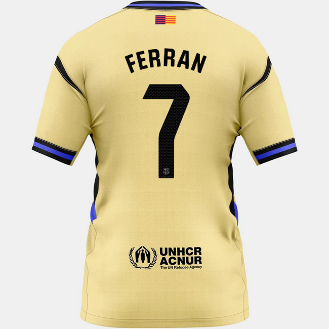 2025/26 Ferran Torres #7 Away Women's Soccer Jersey