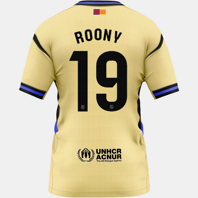 2025/26 Roony Bardghji #19 Away Women's Soccer Jersey