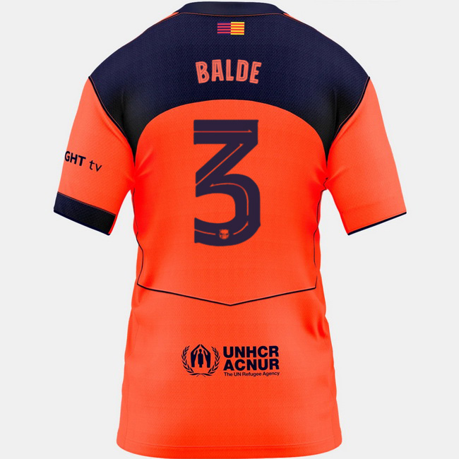 2025/26 Alejandro Balde #3 Third Women's Soccer Jersey