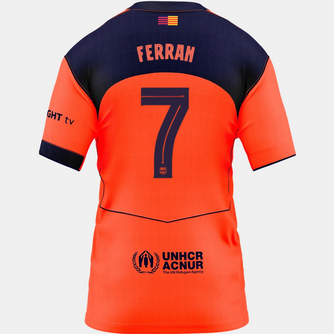 2025/26 Ferran Torres #7 Third Women's Soccer Jersey