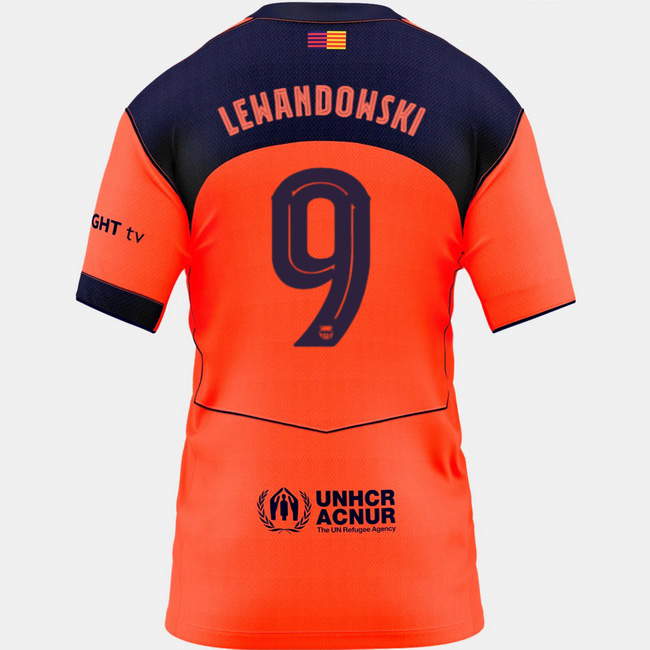 2025/26 Robert Lewandowski #9 Third Women's Soccer Jersey