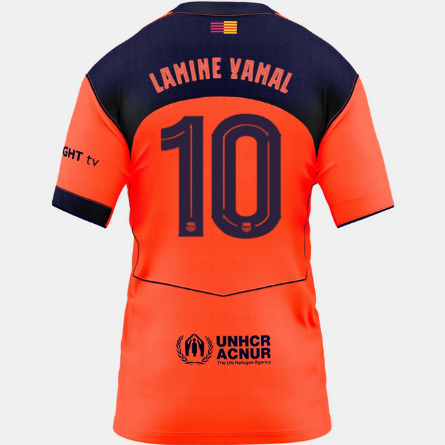 2025/26 Lamine Yamal #10 Third Women's Soccer Jersey